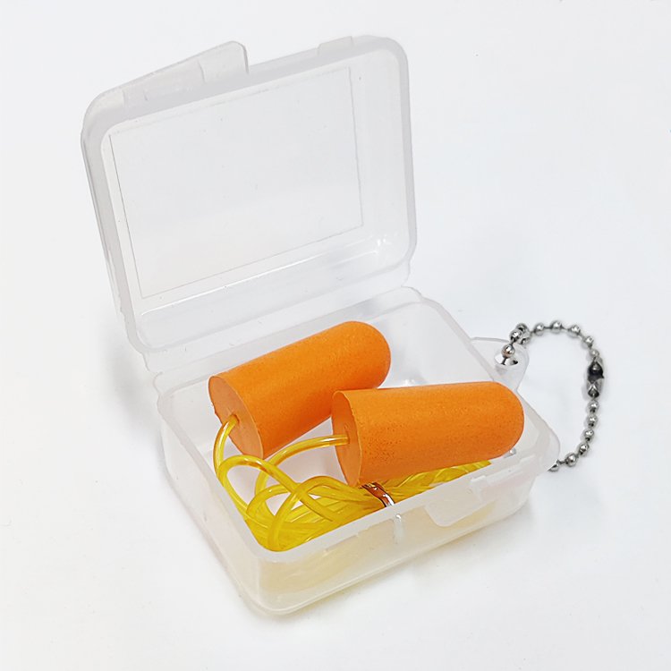 Custom Ear Plugs Corded Disposable Foam Earplugs Hearing Protection Ear Plugs with Case with Case