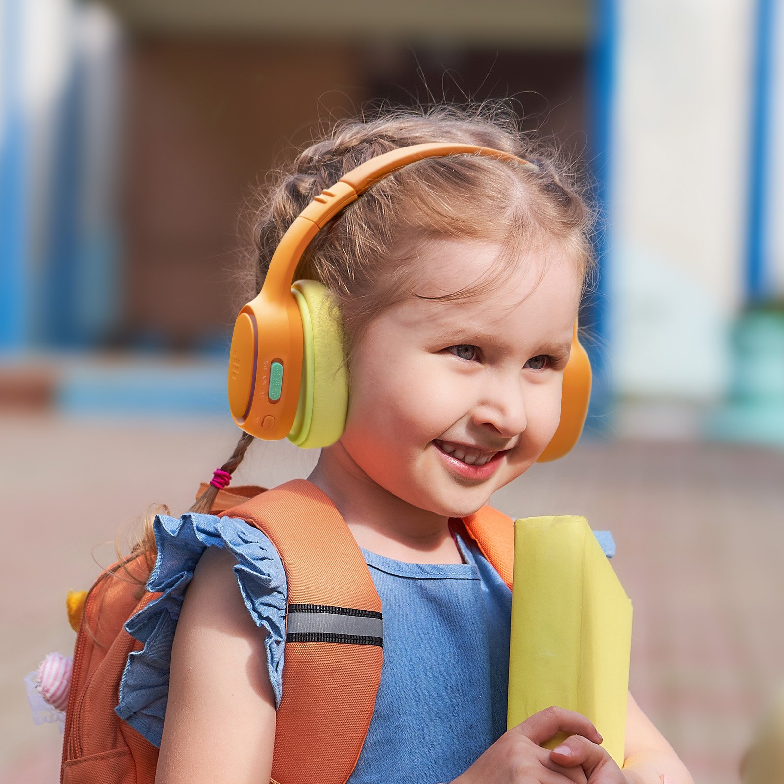 Tronsmart KH03 Kids Headphones with Active Noise Cancellation, Built-in HD Mic, for Gift, Children, for School/Travel/Airplane