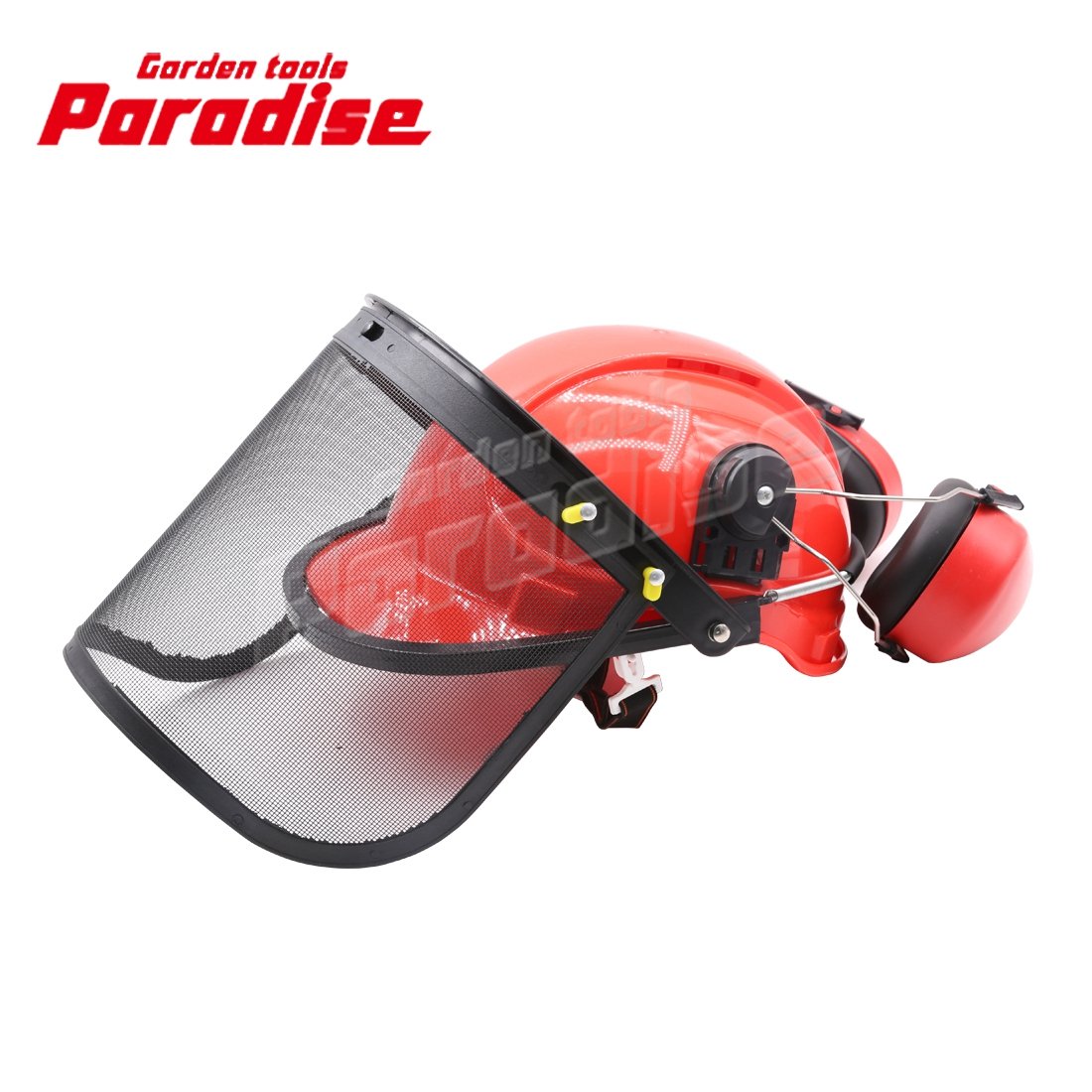Brush Cutter Clear Plastic Face Shield With Hearing Protection Safety Brow Guard Anti-Fog Face Shield Set With Earmuffs