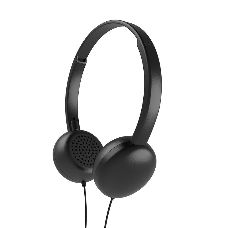 For Children Adjustable Foldable on-Ear OEM color volume limited 85db hearing protection cute kids headphone with microphone
