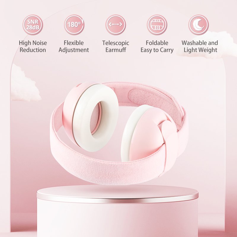 Best selling products festival baby infant safety earmuffs foldable headphones for sleeping