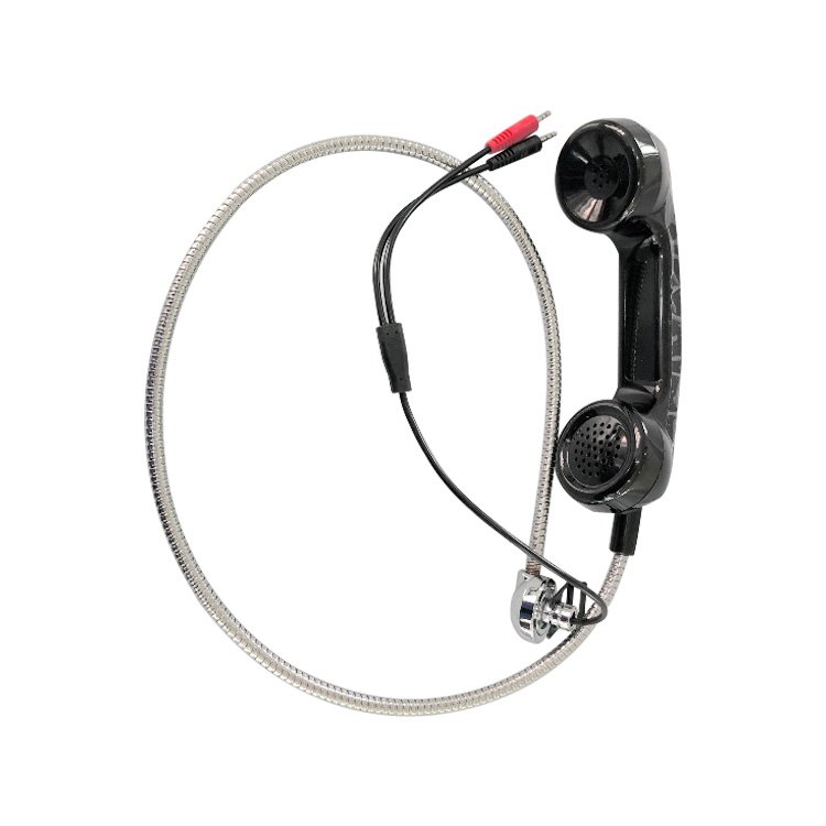 Industrial retro phone handset/black telephone handset/China PC ABS telephone handset receiver