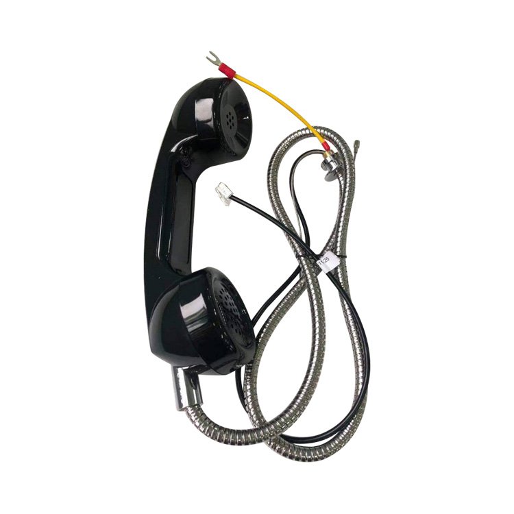 Industrial retro phone handset/black telephone handset/China PC ABS telephone handset receiver