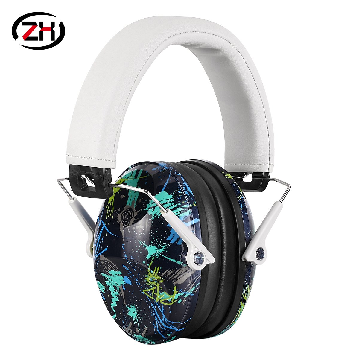 Kids Protective Earmuffs with Noise Blocking Children Ear Muffs Colorful Comfortable Adujtable Headband for Studying Concerts