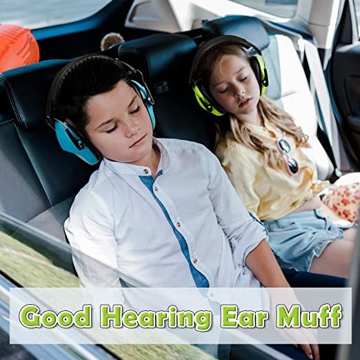 Protective Kids Ear Muffs SNR 26dB Safety Children Hearing Protection Sensory Headband Noise Reduction Headphones teenagers
