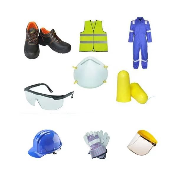 Wholesale PPE Industrial Working Engineering PPE Construction Helmet Glasses Gas Mask