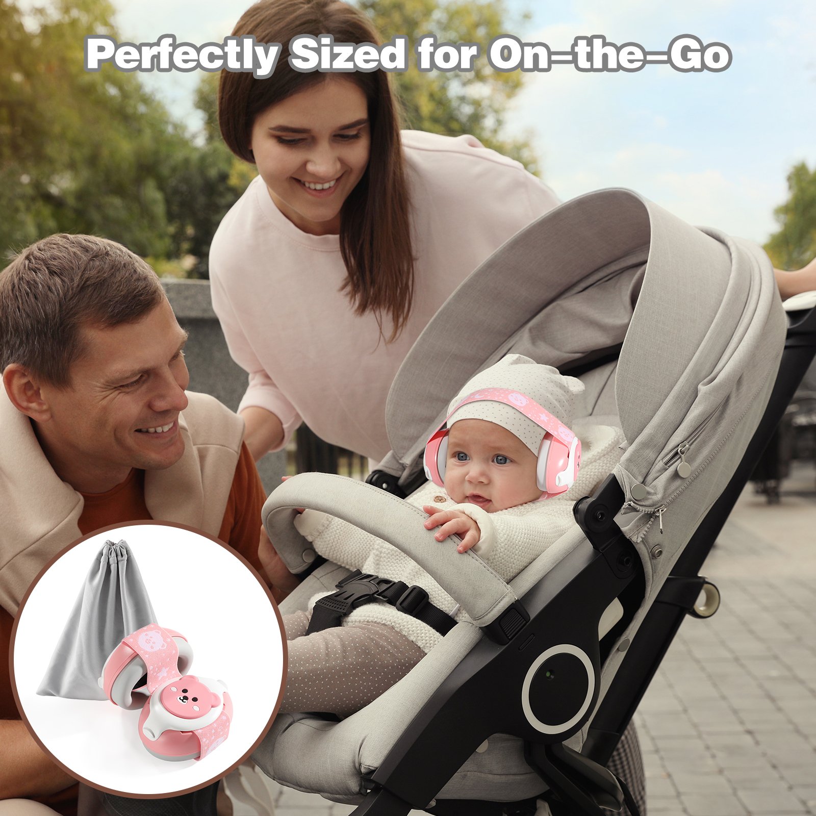 ear protection 25db 26db safety earmuffs for muffs sleeping hearing custom logo sound proof anti-noise with baby