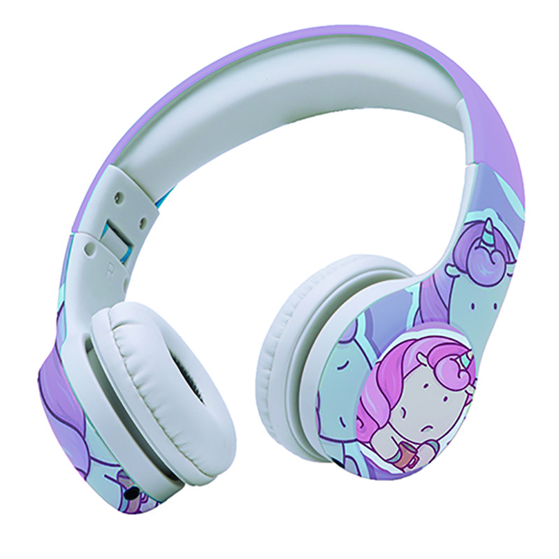 Kids Headphone with 85dB Volume Limited Hearing Protection & Volume and Mic Control, On-Ear Headphones