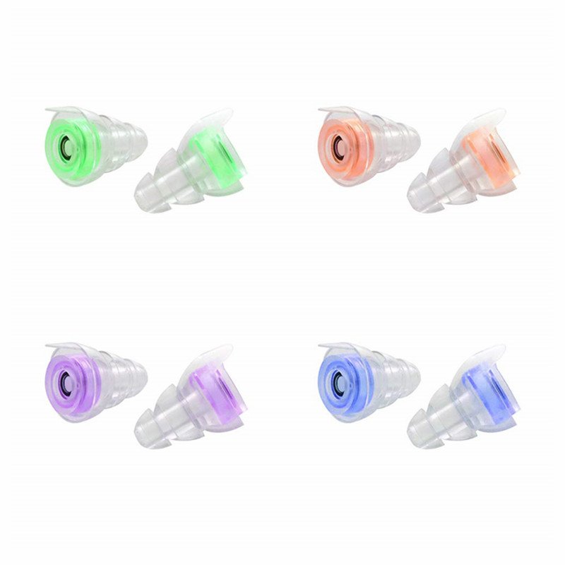 High Fidelity Ear Plug Noise-cancelling Reusable Filter Earplug for Music Shooting Swimming and Working