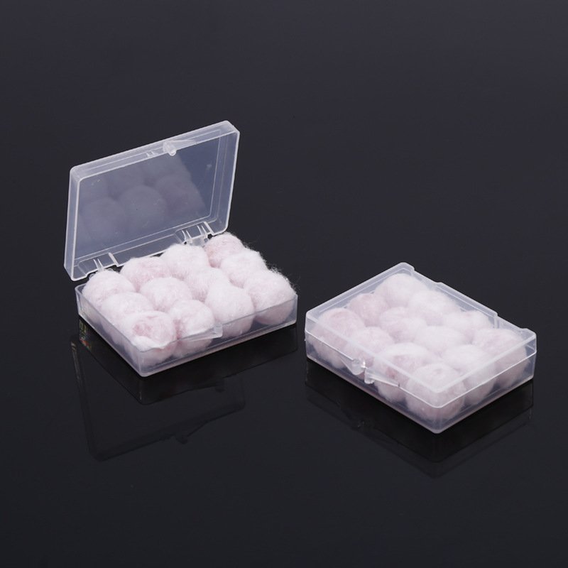 Wejump 12 PCS CE EN352 Ear Plug for Sleeping Ear Protection Noise Cancelling Sound Blocking Wax Cotton Ear Plugs for Sleeping