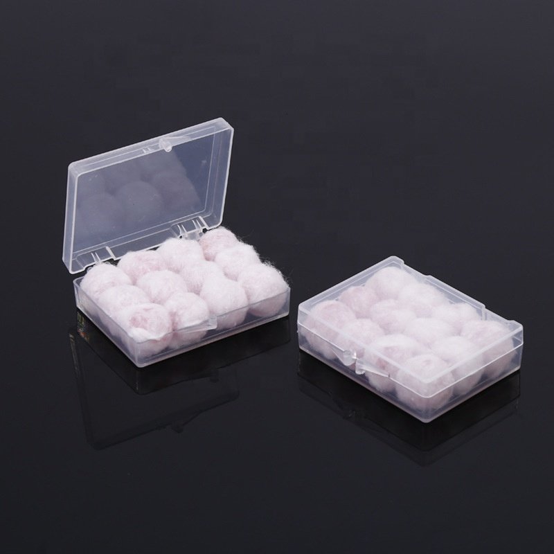 Wejump 12 PCS CE EN352 Ear Plug for Sleeping Ear Protection Noise Cancelling Sound Blocking Wax Cotton Ear Plugs for Sleeping