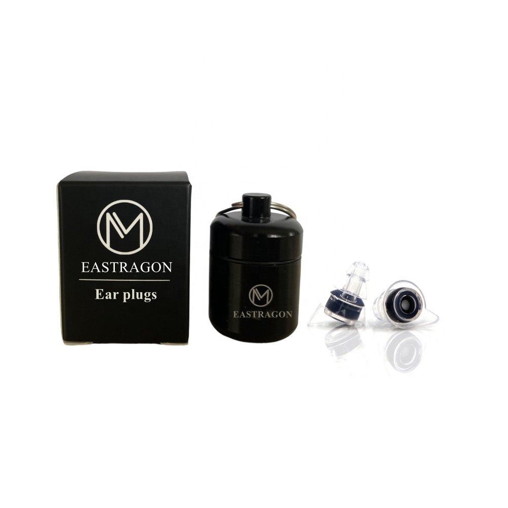 Best Hearing Protection Musician Ear Plugs Soundproof safety party professional earplugs with aluminum case