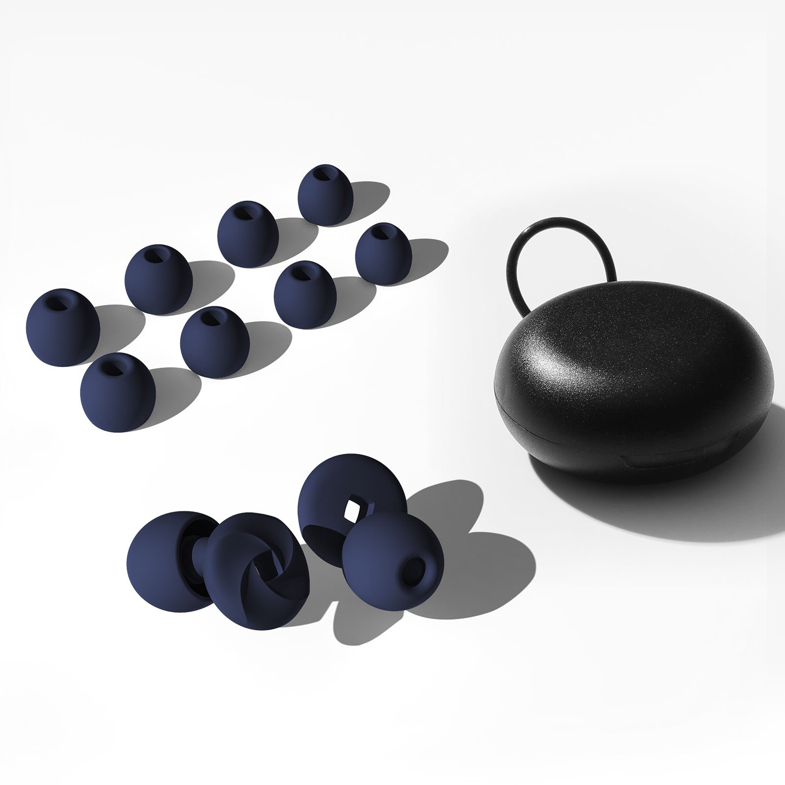 ear plugs for sleep noise cancelling silicone sleeping tunnel plug swimming reduction black silicon