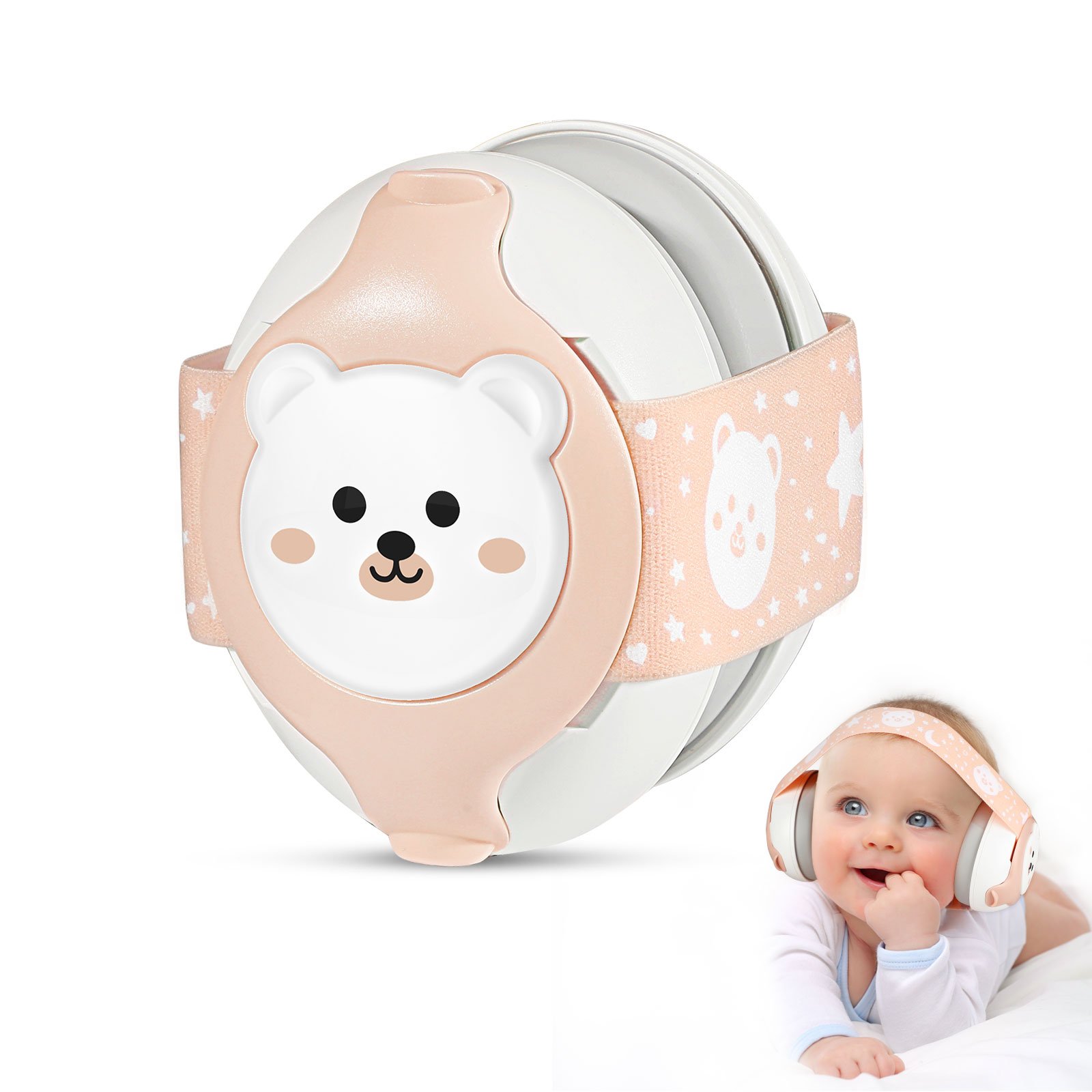 for baby earmuffs anti noise cancelling ear muffs babies kids infant sleeping sleep soundproof headband hearing protection