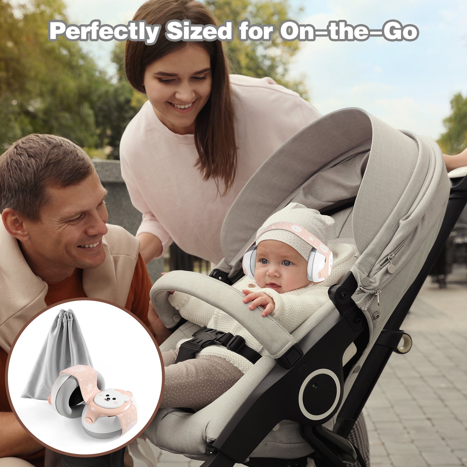 for baby earmuffs anti noise cancelling ear muffs babies kids infant sleeping sleep soundproof headband hearing protection