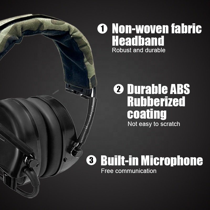 Manufacturers directly provide professional tactical protective earmuffs intercom headphone hearing protection ear protection