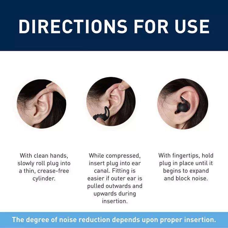 Factory cheaper silicone earplugs noise reduction hearing protection earplug