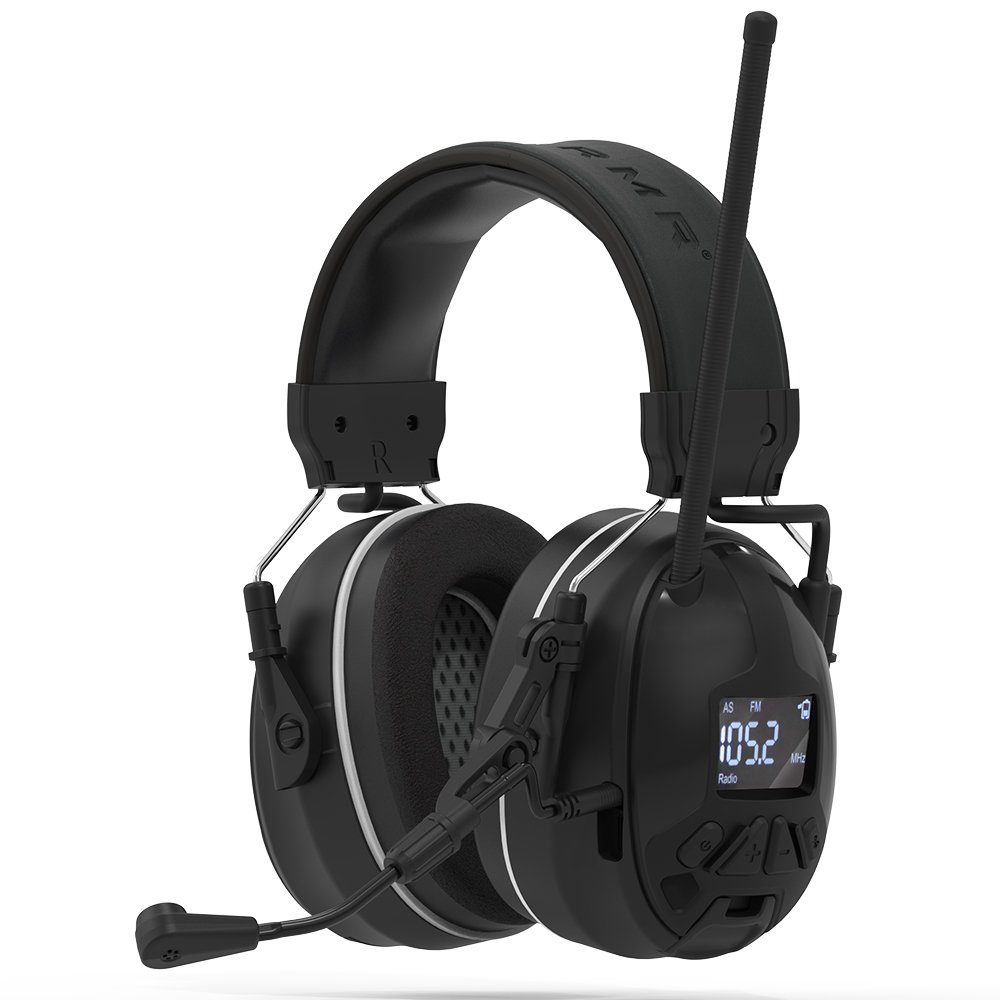 Factory wholesale Hearing protection C52 NRR 28 earphone noise cancelling earphones FM Radio Functionality Industry/Civil Use