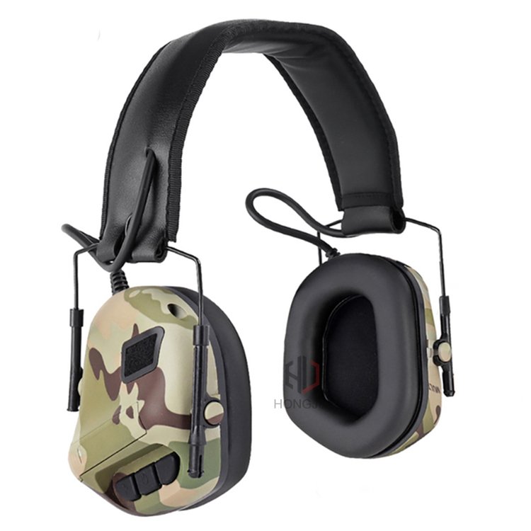 Tactical Headset Hearing Protection Sound Pickup Voice Communication Headsets Hunting Headphone