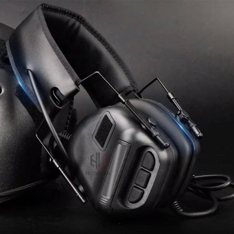Tactical Headset Hearing Protection Sound Pickup Voice Communication Headsets Hunting Headphone