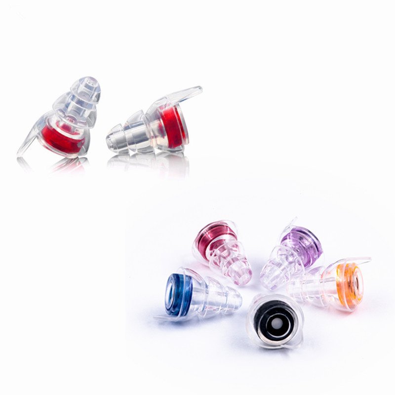 OEM Silicone Rubber Noise Canceling Musicsafe Earplugs DJ Hearing Protection Ear Plugs Bright Color