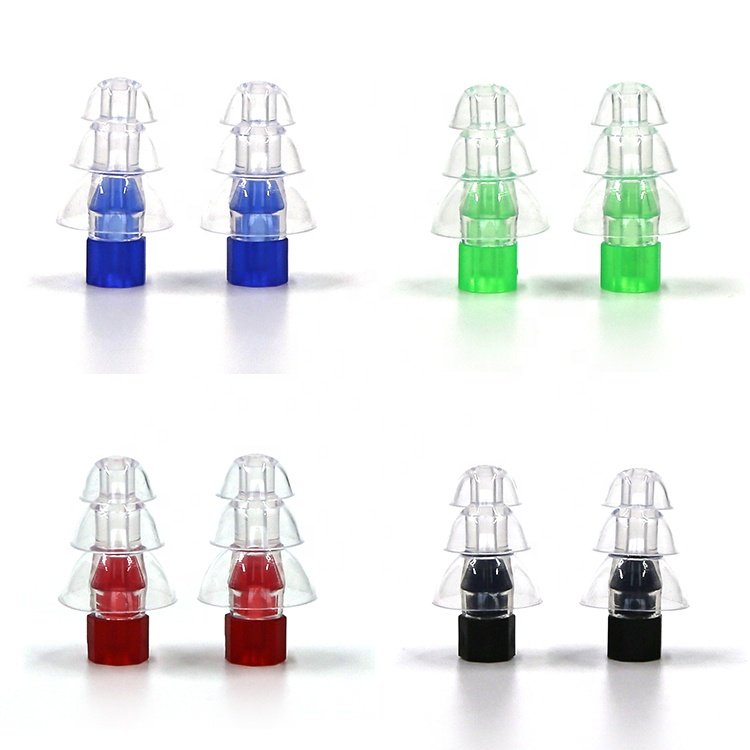 Best Liquid Silicone ear plugs noise reduction custom logo high fidelity earplugs for concert party music festival musicians