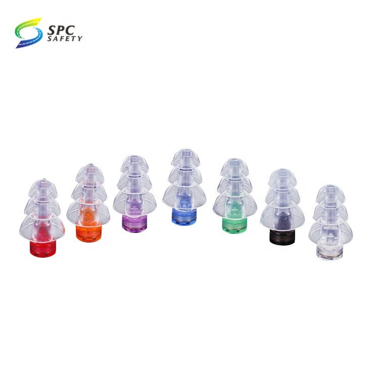 Invisible Reusable Noise reduction hearing protection music ear plugs High fidelity concert earplugs for Musicians listener fans