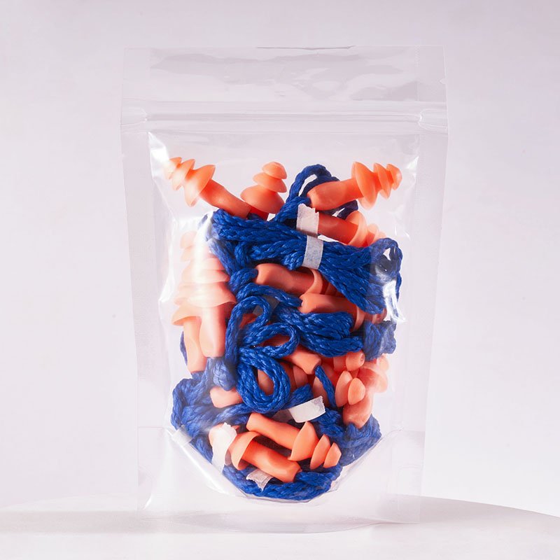 Corded Ear Plugs Reusable Silicone Earplugs Sleep Noise Cancelling for Hearing Protection Blue Orange Anti Noise Earplug