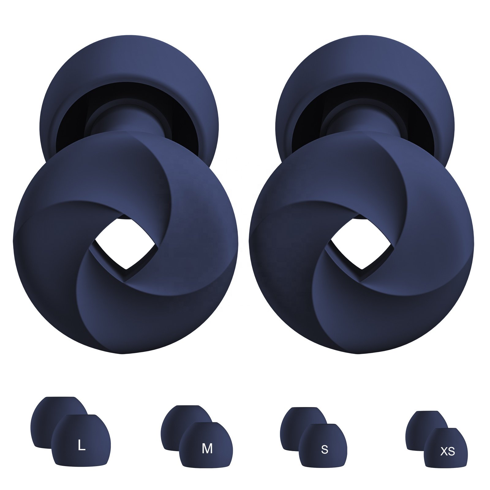 4 Size Sleeping Ear Plugs Soft Silicone Noise Reduction 33dB Ear Protection Ear Plugs for sleeping noise reduction silicone