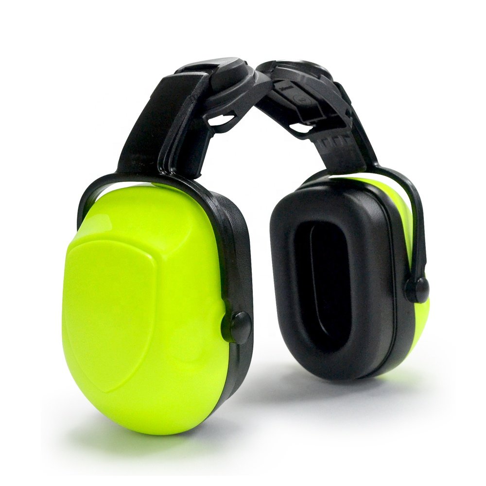 Comfortable Helmet Type Earmuffs Noise Canceling Sound Isolation Hearing Protection