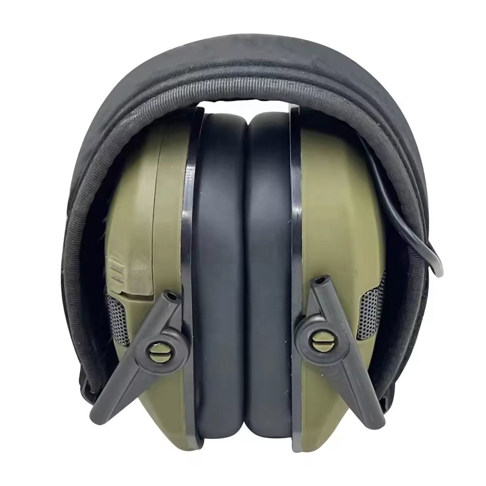 SNR 25dB 0.02s Active Compression Sound Reduction Electronic Hearing Protector Noise Canceling Earmuffs For Compact Storage