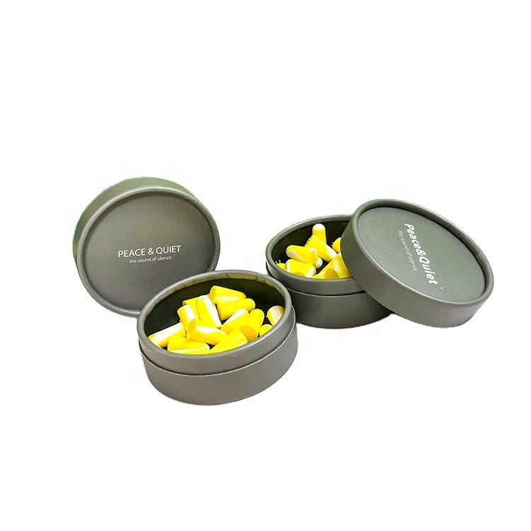 Hot-selling hearing protection pp case silicone earplugs box