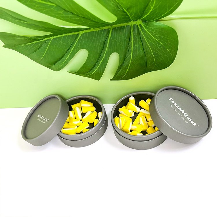 Hot-selling hearing protection pp case silicone earplugs box