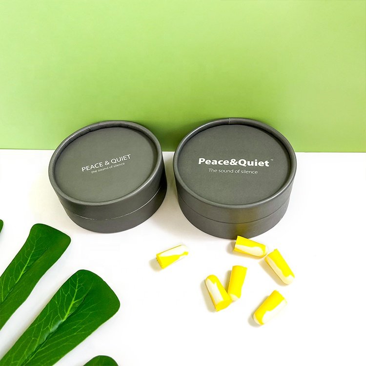 Hot-selling hearing protection pp case silicone earplugs box