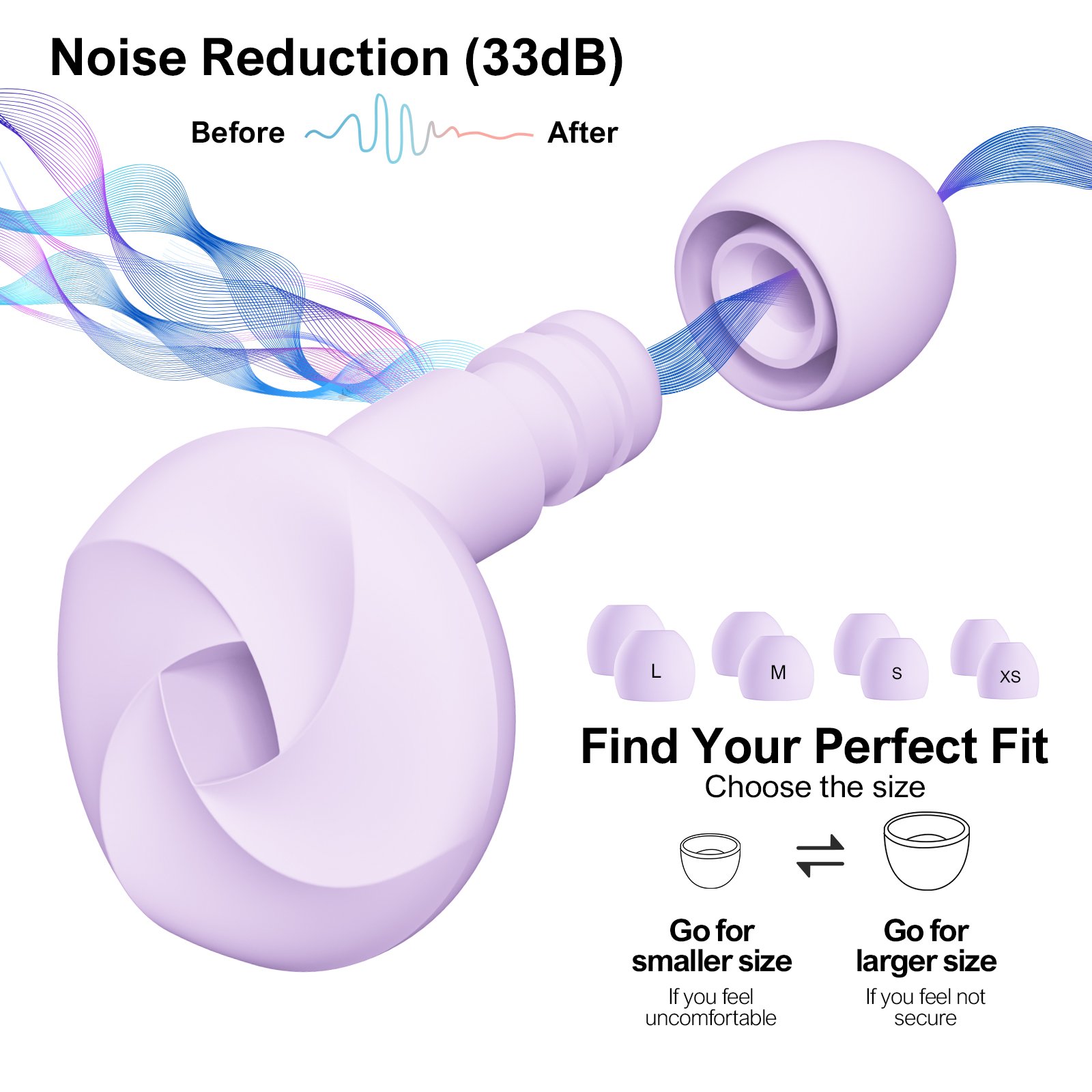 earplugs ear plugs tunnel custom reusable silicon anti snoring in box with hearing protection