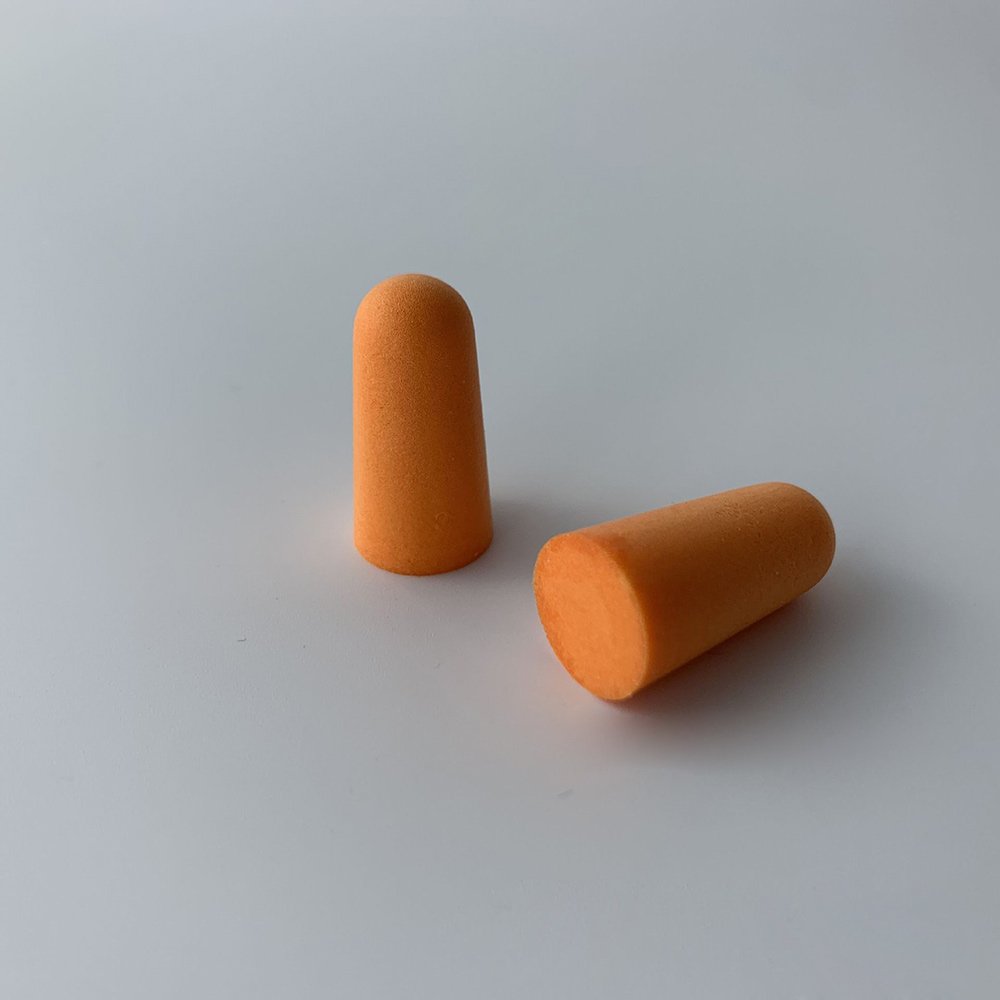 33dB CE certification PU Foam Sleep Ear plugs Hearing Protection Safety Noise Reduction Earplugs Individual bag with bag