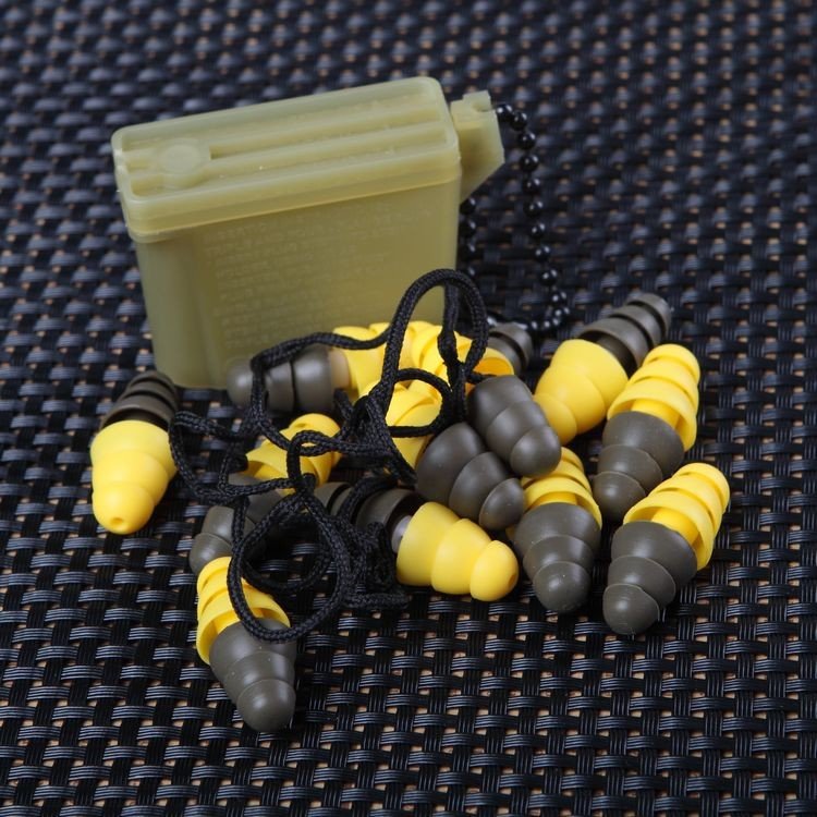 Precision Silicone Block Out Noisy Sound Earplug For Shooting