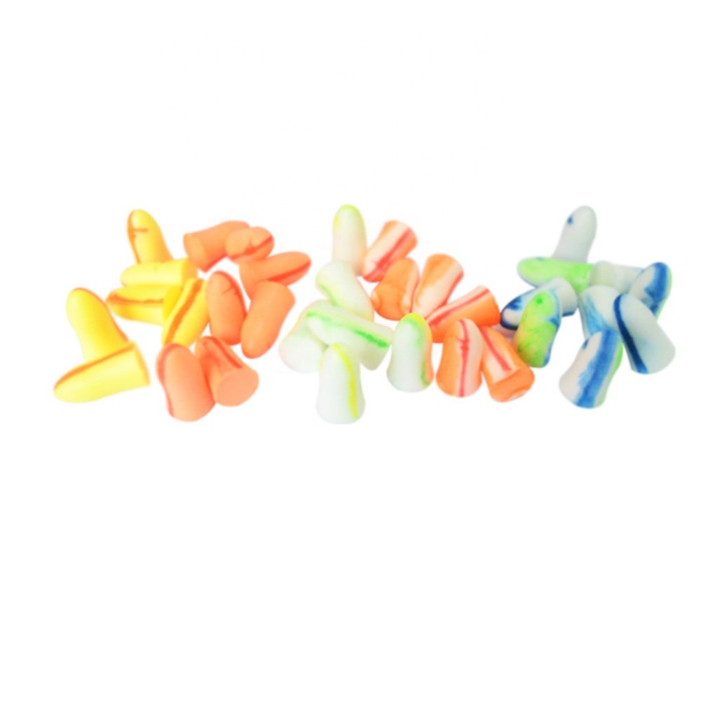 EP1001-CC1 Bell shaped colorful sponge ear plugs