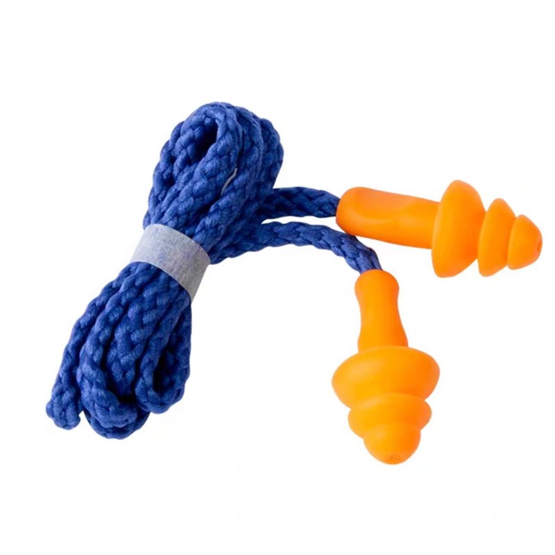 New Design Hearing Protection Noise Reduction Safety Earplugs for Sleeping noise reduction earplugs with cord