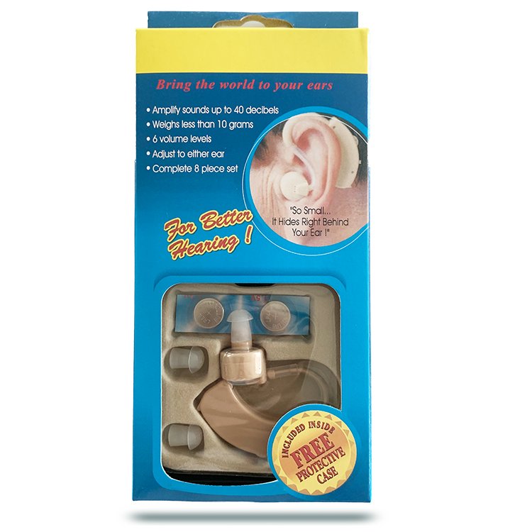 Rechargeable Ear Hear Aid with Hearing Protection Elevate Your Listening Experience Safeguard Your Hearing with Rechargeable