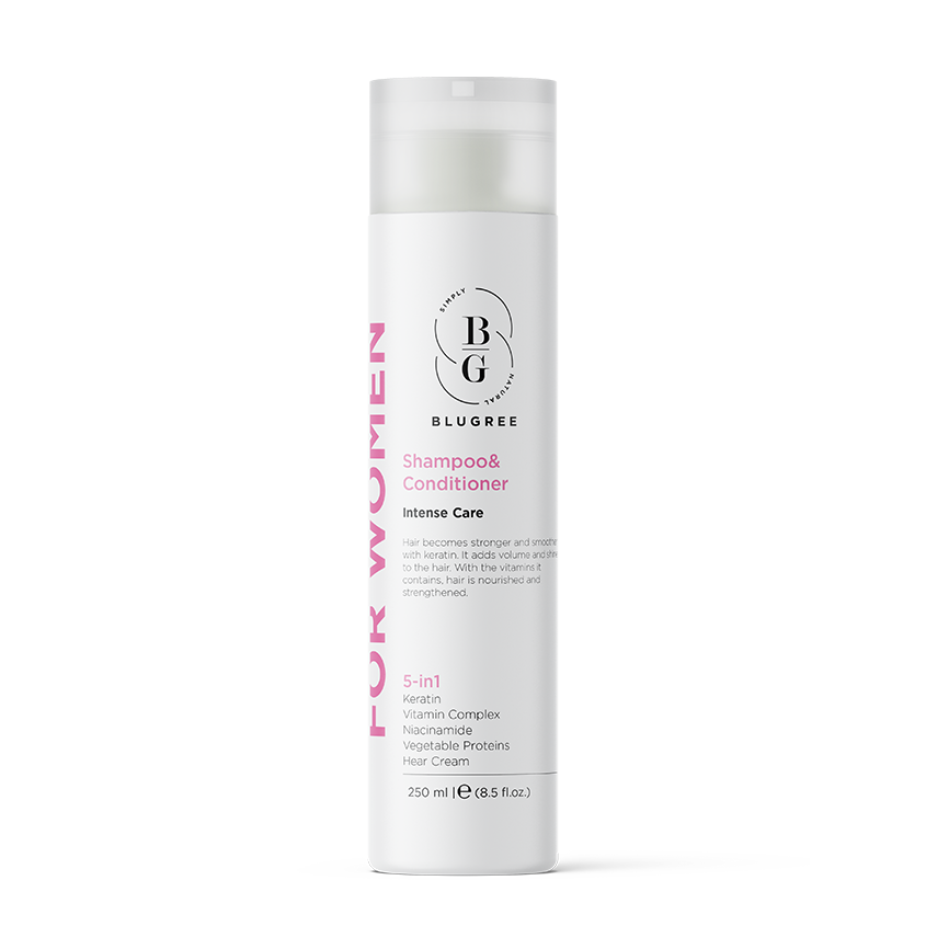 5 IN 1 Shampoo&Conditioner Keratin Vitamin 250 ml Hair Care Produced INTENSE CARE Hear Cream Shampoo