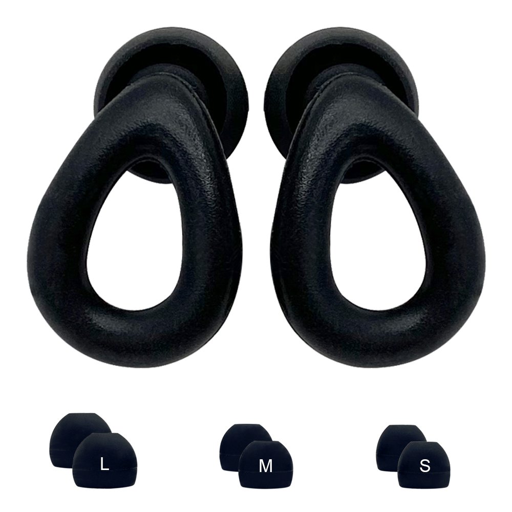 Best Sleeping quiet noise reduction Hearing Protection earplugs with 3 sizes silicone tips