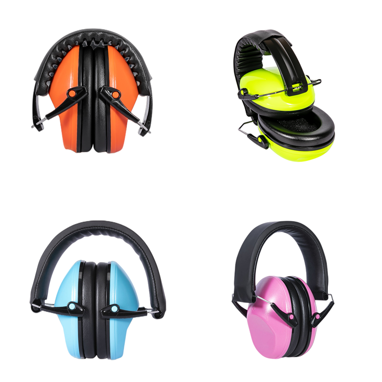 Children Portable Folding Noise Reducing Cancelling Foldable Kid Soft Earmuffs