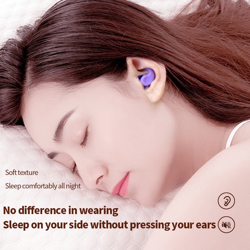 Wholesale Adjustable Silicone Earplugs for Sleep Anti-Snore Quiet Work Hearing Protection with Noise Reduction Function