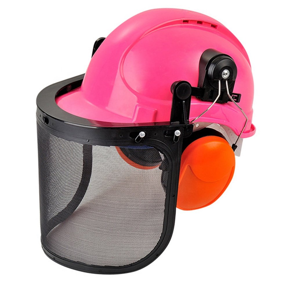 FS3014 Logging helmet Cutting tree face screen garden protective safety helmet with earmuffs forest three-piece set
