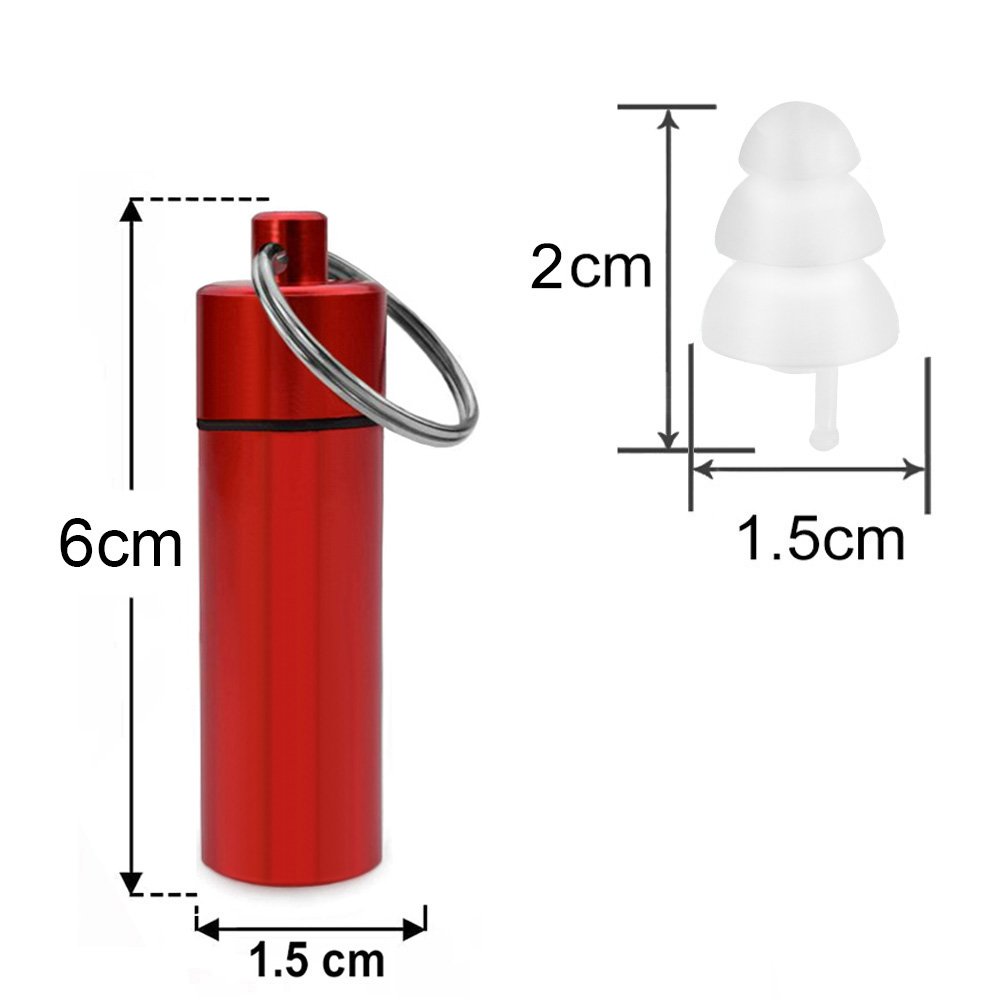 Hearing Protection Transparent Ear Plugs Party Soft Silicone Ear Plugs Noise Cancelling