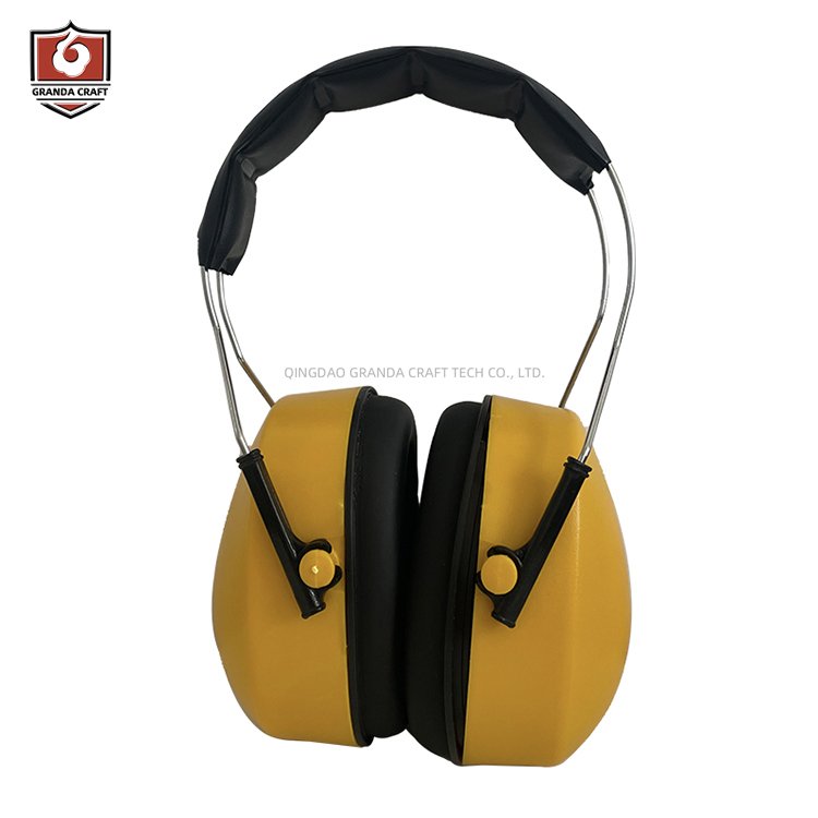 Industrial Safety Helmet with Attachable ABS Ear Muffs Personal Hearing Protective Wholesale Noise Reduction Function