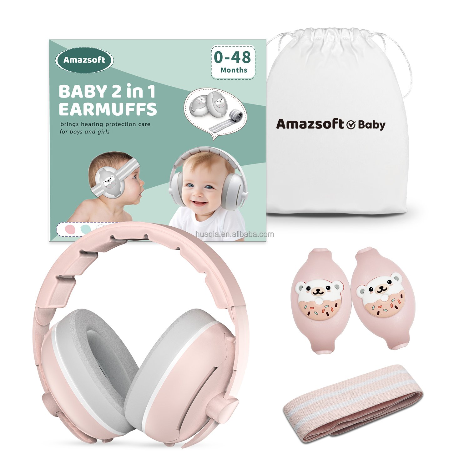New Design Safety Earmuff for Kids Noise Reduction Baby Ear Hearing Protection for 0-36 Months