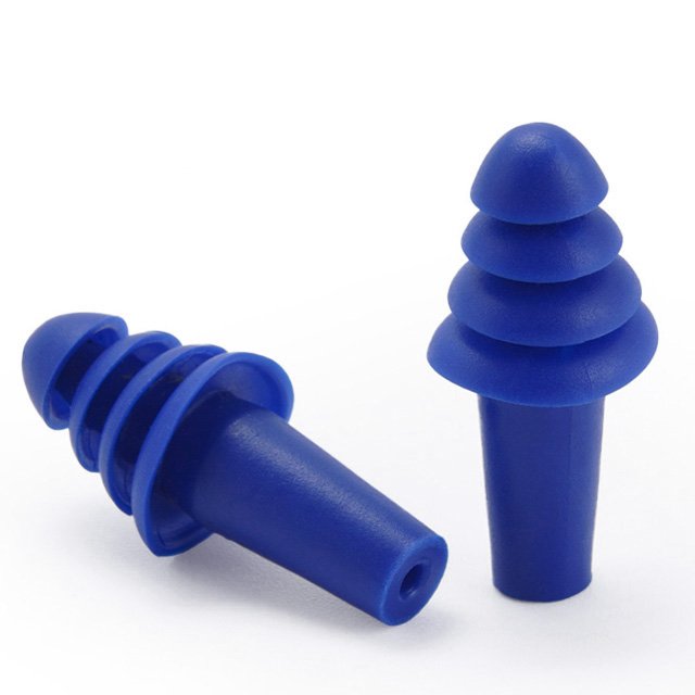 32dB Reusable Silicone Earplugs with Cotton Cord Ear Plugs Hearing Protection