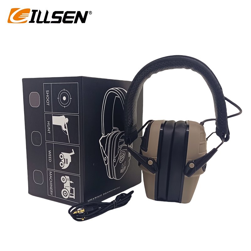 GS552P7AA Custom Soundproof Industrial Electronic Earmuffs Shooting Active Noise Canceling Hearing Protection Ear Defender